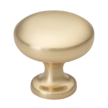 Gliderite Hardware 1-1/8 in. Champagne Gold Classic Round Cabinet Knob, 10PK 5411-CHPG-10